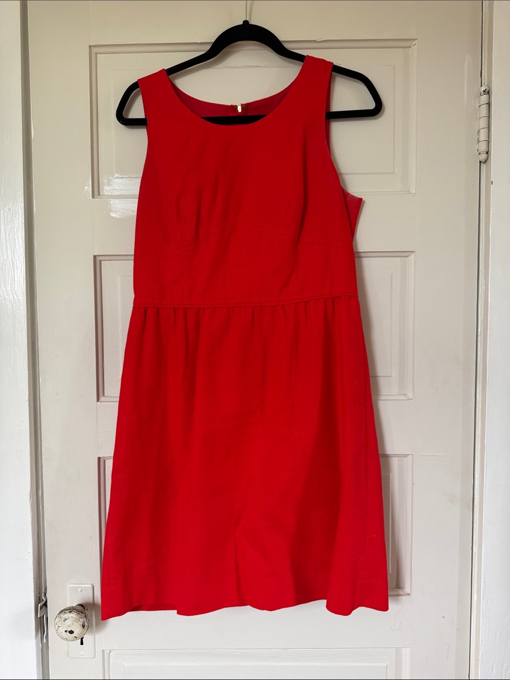Sleeveless Red Midi Dress